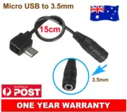 3.5mm Sync AUX Audio Female Jack to Micro USB 5 Pin Male Adapter Converter Cable