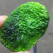 99.3Ct Genuine MOLDAVITE Czech Republic Certificate of Authenticity
