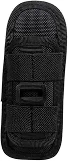 NOLITOY Secure Rotatable Flashlight Case Holder for Electronic Torch Durable Nylon Waist Bag for Hunting Camping Outdoor Activities Portable Storage