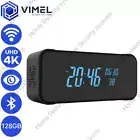 Digital Camera Alarm 128GB Bluetooth Speaker WIFI UHD 4K Night Vision Spy Hidden