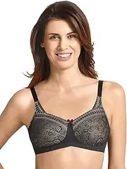 [Anita] Care Fleur Women`s Wire-Free Mastectomy Bra, 36A, Blac