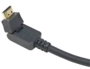 NEW (5FT) GOLD 180 PIVOT High Speed HDMI Cable 1080p HD 3D (TV DVD BLU-RAY PS4)