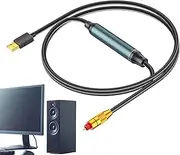 USB to Optical Audio Converter | Plug and Play USB Optical Audio Adapter,User-Friendly USB Optical Audio Adapter for Laptop, Computers