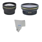 67mm WIDE ANGLE MACRO FISHEYE & 2.2X Telephoto Lens for Nikon DSLR CAMERAS