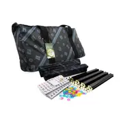 [Let's Play Games] LPG Mahjong Case American Set with Black Tiles and Racks