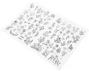 LOLIPPYY 1Sheet Water Soluble Embroidery Stabilizer Sheet Nonwoven for Hand Embroidery Patterns Easy to Use for Shirts Bags and DIY Projects