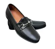 Allen Edmonds Shoes Mens 10 D Black VERONA II Horsebit Loafers Italian Dress