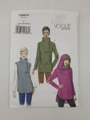 Vogue Sewing Pattern 8854 V8854 Misses Loose-fitting Tunic Size XS-M 4-14 NEW