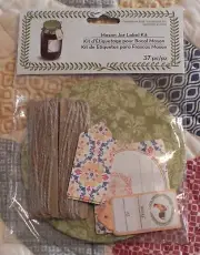 Mason Jar Label Kit - Distributed by Michaels Stores - Unopened