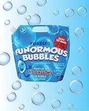Little Kids Bubbles by Fubbles| Bubble Solution Refill | 169oz Non Toxic Bubble Solution | Bubble Concentrated for Bubble Machine, Bubble Juice Refills