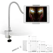 360 Rotating 3.5 - 10" Tablet Pc Phone Mount Holder Durable Metal Gooseneck