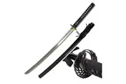 Ten Ryu Handmade Samurai Sword Cord Wrapped Handle Black 1066mm (K-TR-038)