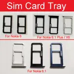 原廠卡托卡托適用於諾基亞NOKIA 6 6.1 X6 6.2 7.2 PLUS 6.1 2018 SD SIM 電話卡托