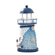 2 Pcs Decorative Wrought Iron Flash Tower Led Night Light Size:Small 14Cm