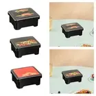 750ml Lunch Box Sushi Tray Japanese Style Bento Box Reusable Unadon Container