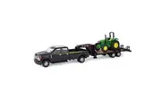 ERTL 1:32 Scale Ford F350 Pickup and John Deere Tractor Set - Includes Pickup, Tractor and Gooseneck Trailer - 17.25 x 3.2 x 4.5 inches - Ages 3+
