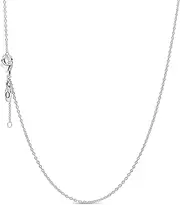 [PANDORA] Moments Women's Sterling Silver Classic Chain Necklace, 45cm