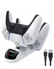 Genuine Dobe PS5 Controller Charger Dock Charging Station Stand with Dual LED AU