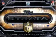 2015 TOPPS STRATA FOOTBALL HOBBY BOX BLOWOUT CARDS
