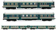 Lima HO HL2653 Expert FS Italy, 2-unit Diesel Railcars ALn 668 Motorized + Dummy