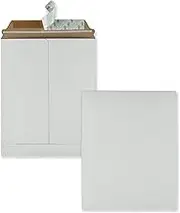 Quality Park Extra-Rigid Fiberboard Photo/Document Mailers, 9 x 11.5 Inches, Box of 25 (64014),White