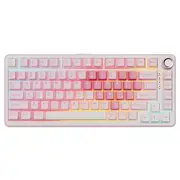 YUNZII B75 Pro Tri-Mode Wireless Mechanical Keyboard Pink