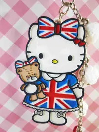 在飛比找Yahoo奇摩購物中心優惠-Hello Kitty 凱蒂貓~限定版手機吊飾-英國