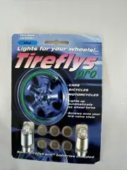 2001 Tireflys Pro Blue Motion Activated Valve Stem Lights New *READ
