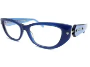 Swarovski Glasses Frame Blue with Ruthenium 53mm Women's Eyeglasses SK5476 090