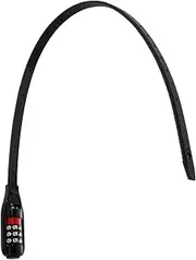 NULYLU Bicycle Cable Lock Secure Combination Bike Lock for Mountain Road Electric Bikes Versatile Easy to Quick Installation Reliable Theft Protection
