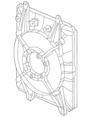 Genuine Honda 2017-2022 Honda CR-V - Shroud 38615-5PA-A01