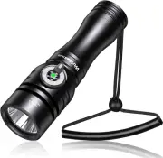 DL02 Dive Torch, Scuba Diving Flashlight Max 3000Lumen Diving Flashlight 496M Lo