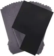 100 Sheets Black Carbon Transfer Tracing Paper for Wood