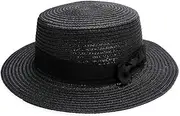 [Cauplse] Summer Foldable Beach Hat with Wide Brim & UV Protection for Women Sun Straw Hat