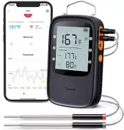 Bluetooth Meat Thermometer, Wireless Digital Grill Thermometer with 2 Probes