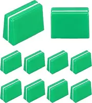sourcing map Universal Fader Knobs, Green White Mixer Fader Caps Slider Potentiometer Replacement Plastic for DJ Controller Mixer Console, 10 Pack