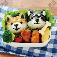 在飛比找蝦皮購物優惠-✨台灣出貨✨DIY小狗飯團模具柴犬米飯模可愛寶寶餐造型趣味動