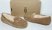 UGG Australia 1019193 CHE 5 Ansley Brillant Moccasin Slippers Shoes Chestnut 5