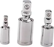 Veemoon 3pcs Joint Socket Adapter Swivel Extension Joints for Mechanical Repairing Durable Smooth Finish for Automotive Applications