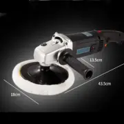 220V Electric Rotary Car Polisher 6 Speed Buffer Orbital Polishing Machine 1250W