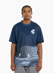 Carlton Blues AFL Mens Indigenous Tee by Sporting House