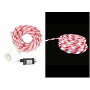 Candy Cane LED Ropelight 8m