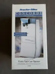Proctor Silex Concorde Collection Can Handler Extra Tall Can Opener C3034