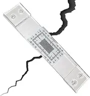 Structural Crack Monitor - Wall Fracture Gauge, High Precision Scale | Easy Installation Design, Long Term Monitoring, Accurate Measurement System for Concrete Surfaces, Masonry Evaluation
