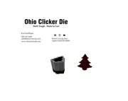 Christmas Tree Earing Leather Clicker Die
