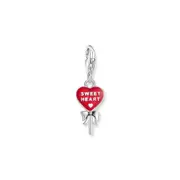 Buy Red lollipop-heart charm Pendant silver by Thomas Sabo online - THOMAS SABO Australia