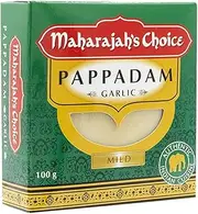 Maharajah's Choice Garlic Pappadam, 100g