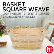 Home Master Square Weave Basket, Ideal For Home Decoration (20cm)