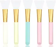 [5 Pack] Silicone Face Mask Brushes, JOYAUS Soft Silicone Facial Mud Mask Applicator Brush for Sleeping Mask, Mud Mask, Hairless Body Lotion and Body Butter Beauty Tools