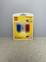 LEGO Blue USB Flash Drive with Red Brick PNY 16GB USB 2.0 TYPE A NEW SEALED